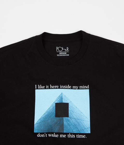 POLAR I LIKE IT HERE INSIDE MY MIND TEE NOIR