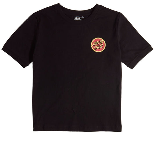 SANTA CRUZ RINGER REGULAR TEE BLACK