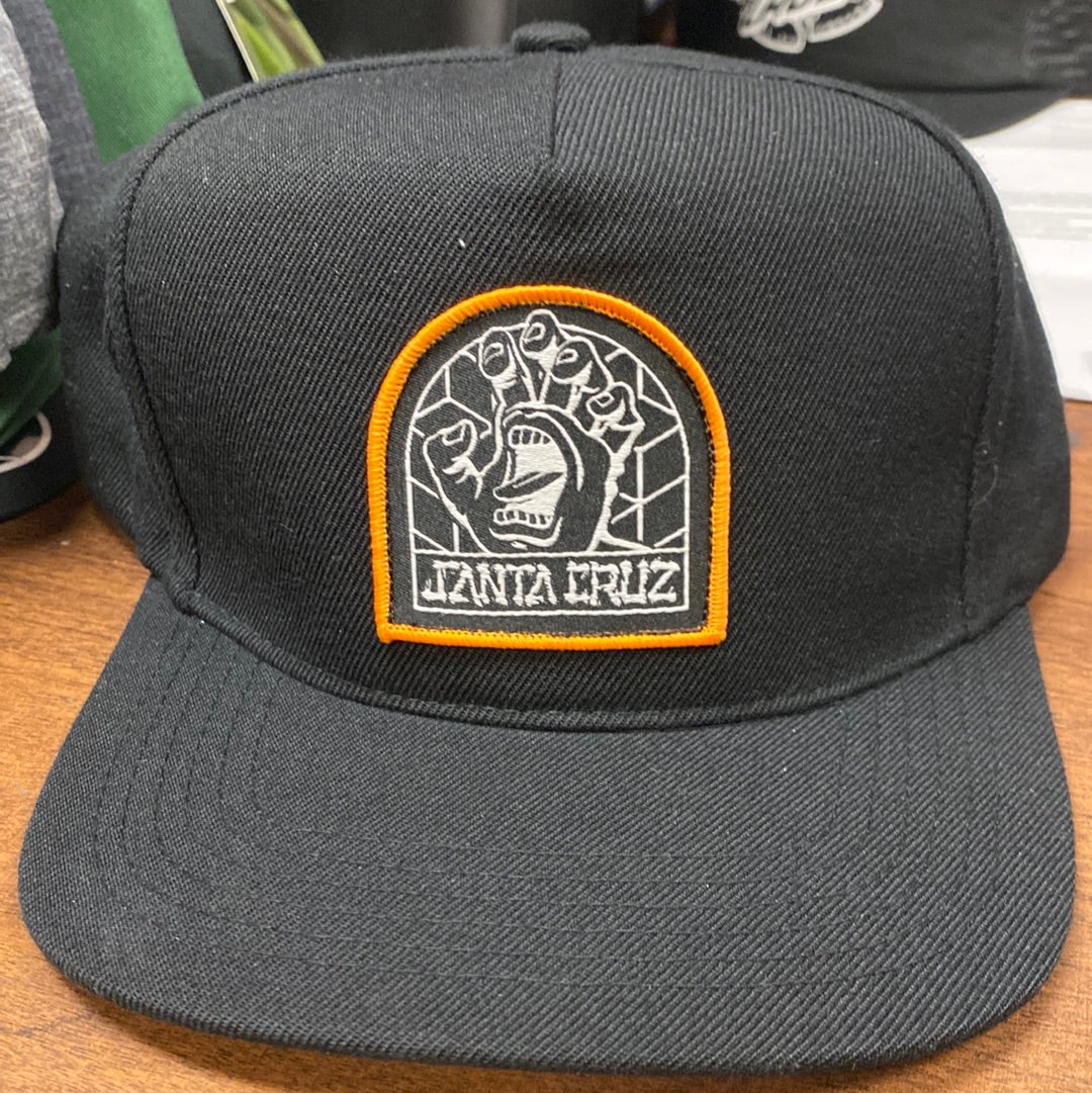 SANTA CRUZ FORGE HAND SNAPBACK BLACK OS