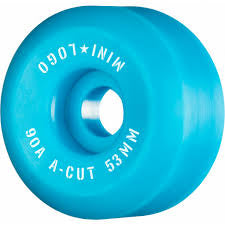 MINI LOGO HYBRID WHEELS A CUT 53MM 90A BLUE