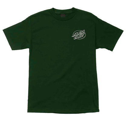 SANTA CRUZ T SHIRT KENDALL EOTW DOT FOREST GREEN