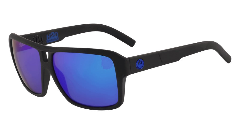 DRAGON SUNGLASSES THE JAM H20 MATTE BLACK/LL BLUE ION