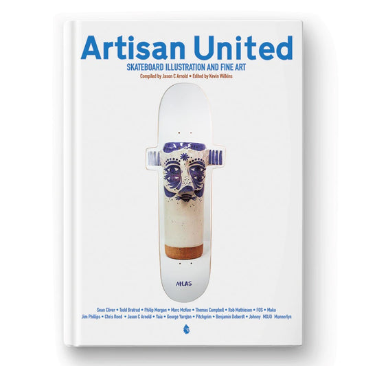 SANTA CRUZ ARTISAN UNITED SKATEBOARD ILLUSTRATION AND FINE ART BOOK HARDCOVER