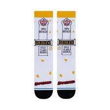 CHAUSSETTES STANCE GOLDSLICK BLANCHES