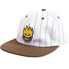 SPITFIRE LIL BIG HEAD SNAPBACK PINSTRIPE MARRON