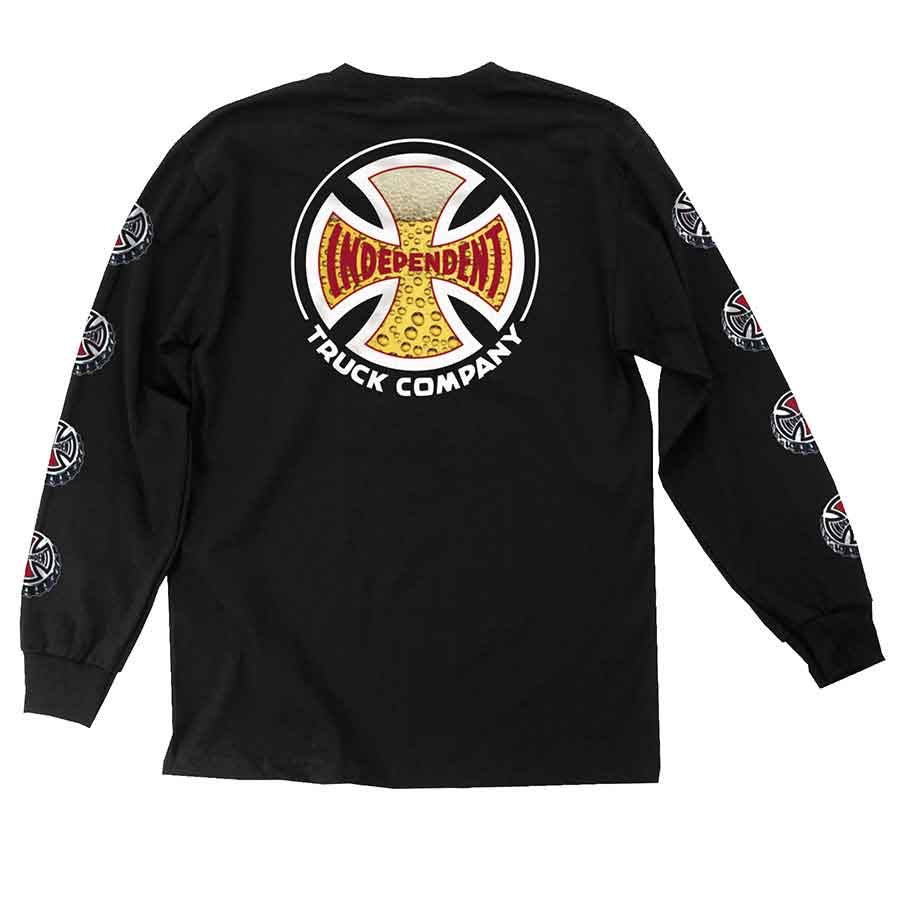 INDEPENDENT SUDS L/S TEE BLACK – Rumor Boardshop