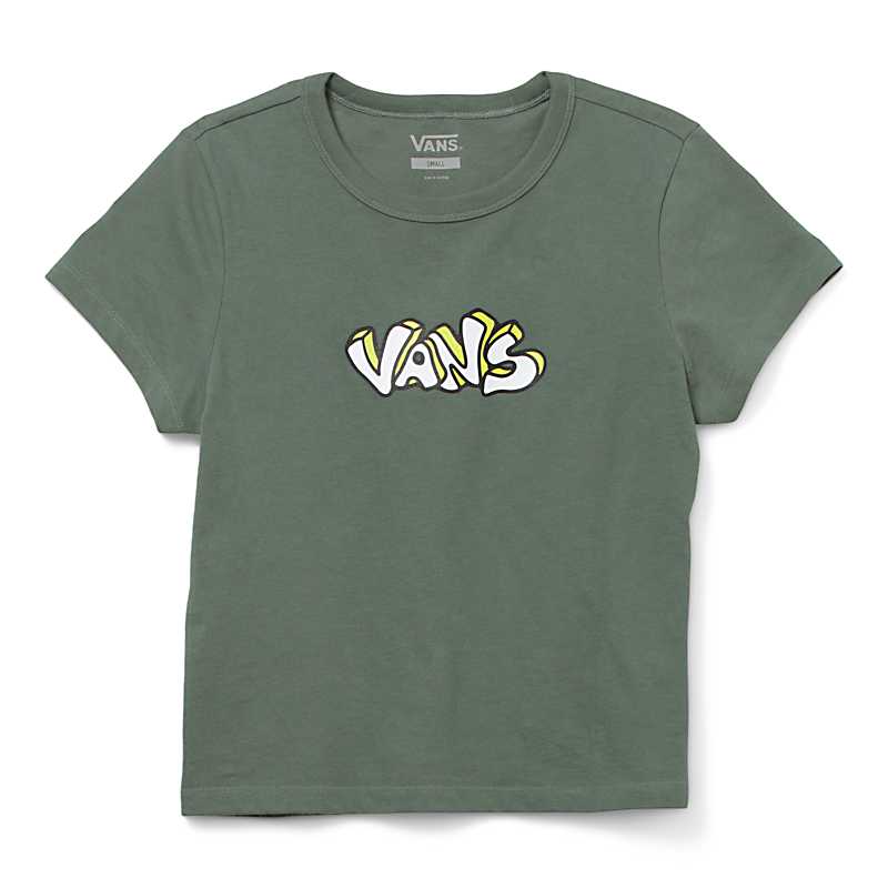 T-SHIRT À MANCHES COURTES VANS SKATE MINI VERT