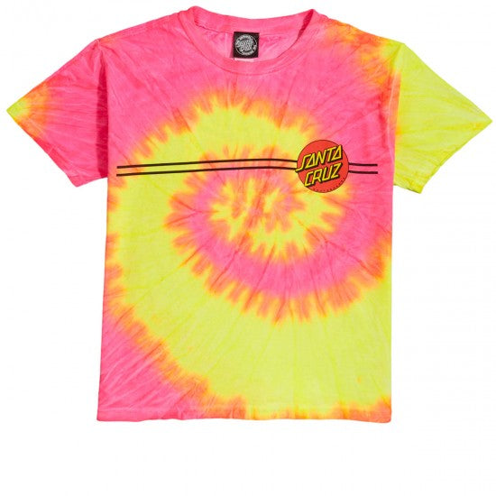 SANTA CRUZ CLASSIC DOT SS REGULAR FLOURESCENT YOUTH