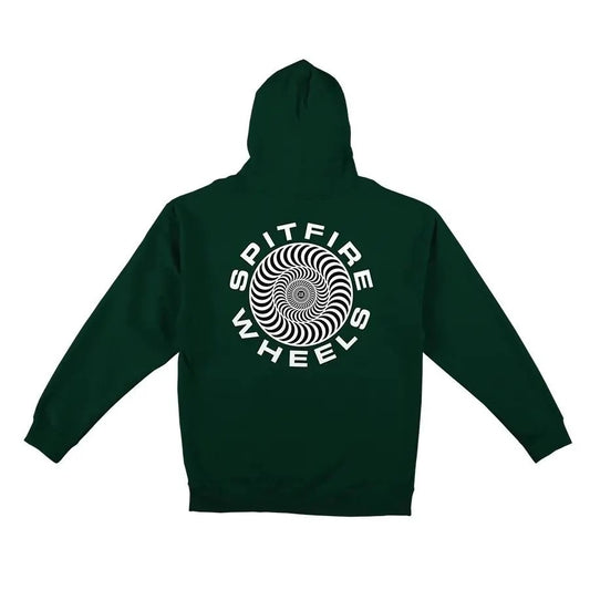 SPITFIRE CLASSIC 87 SWIRL PO SWEAT À CAPUCHE VERT