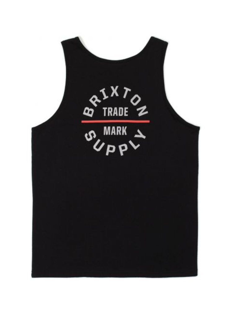 BRIXTON OATH V TANK BLACK/RED