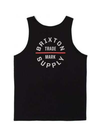 BRIXTON OATH V TANK BLACK/RED