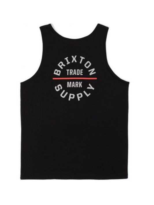 BRIXTON OATH V TANK BLACK/RED