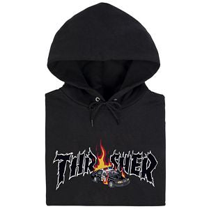 THRASHER COP CAR SWEAT À CAPUCHE NOIR