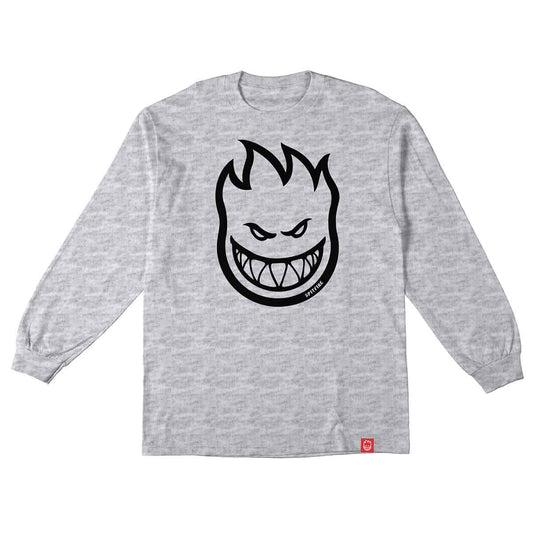 TEE SPITFIRE BIGHEAD LS CENDRE NOIR