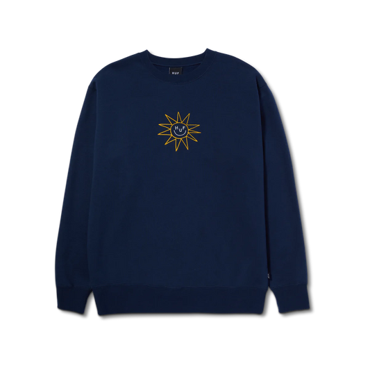 HUF SUN GUY CREWNECK MARINE