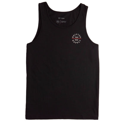 BRIXTON OATH V TANK BLACK/RED