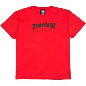 THRASHER YOUTH SKATE MAG TEE RED
