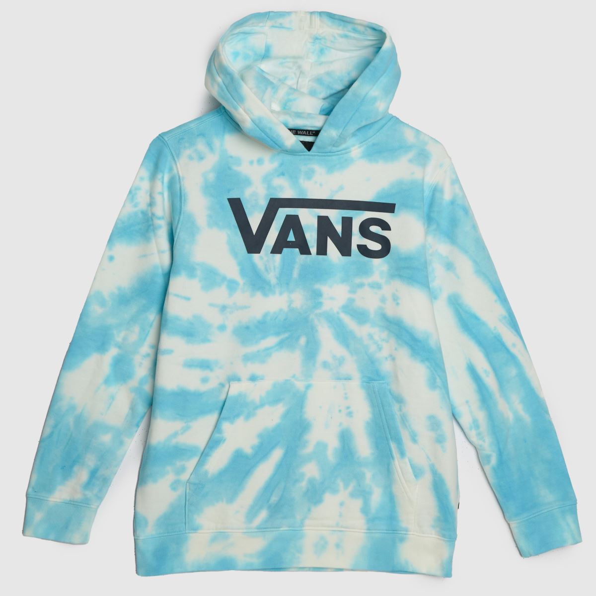 Blue tie dye vans hoodie 2025