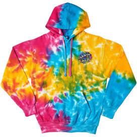 SANTA CRUZ STRANGE DOT TIE DYE HOODIE