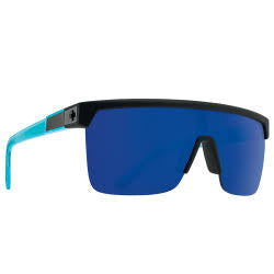 LUNETTES DE SOLEIL SPY FLYNN 5050 NOIR BLEU TRANSLUCIDE