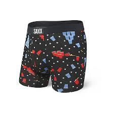 SAXX VIBE BOXER BRIEF BLACK BEER CHAMPS