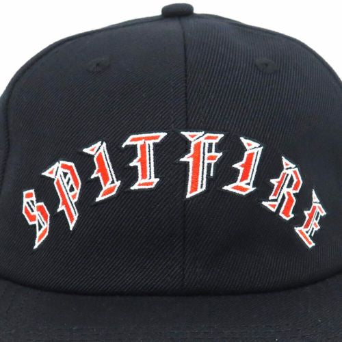 CHAPEAU SPITFIRE OLD E ARCH STRAPBACK NOIR ROUGE VERT