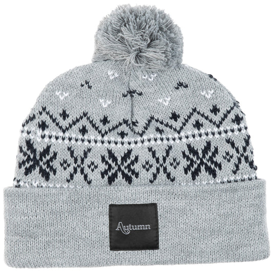 AUTUMN WONDERLAND BEANIE GREY OS