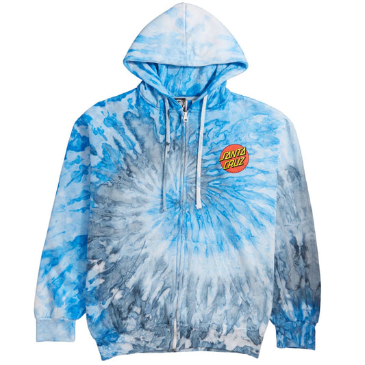 SANTA CRUZ SANTORINI CLASSIC DOT ZIP HOODIE