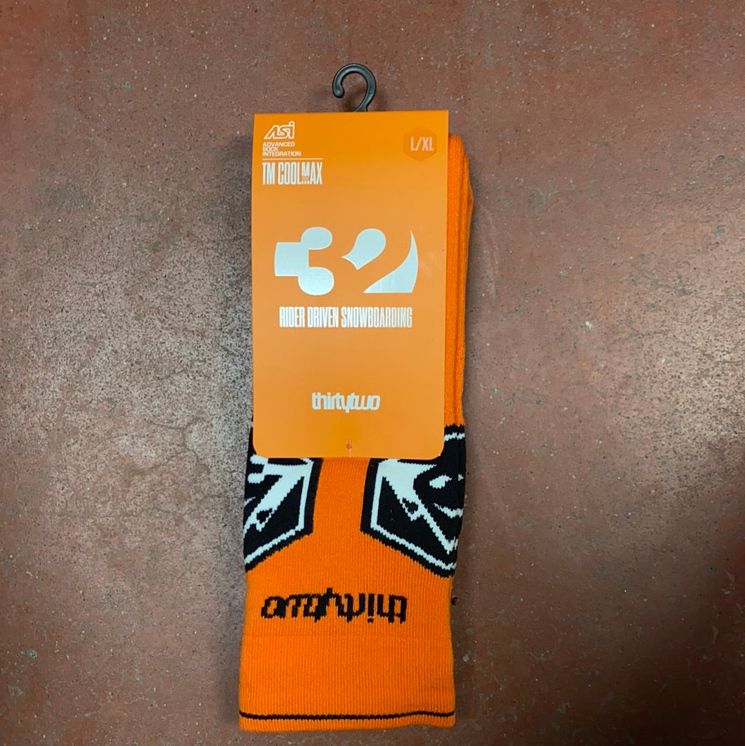 TRENTE-DEUX CHAUSSETTES COOLMAX ORANGE