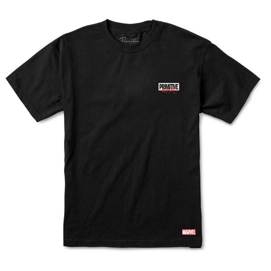 PRIMITIVE IRON MAN TEE BLACK MARVEL