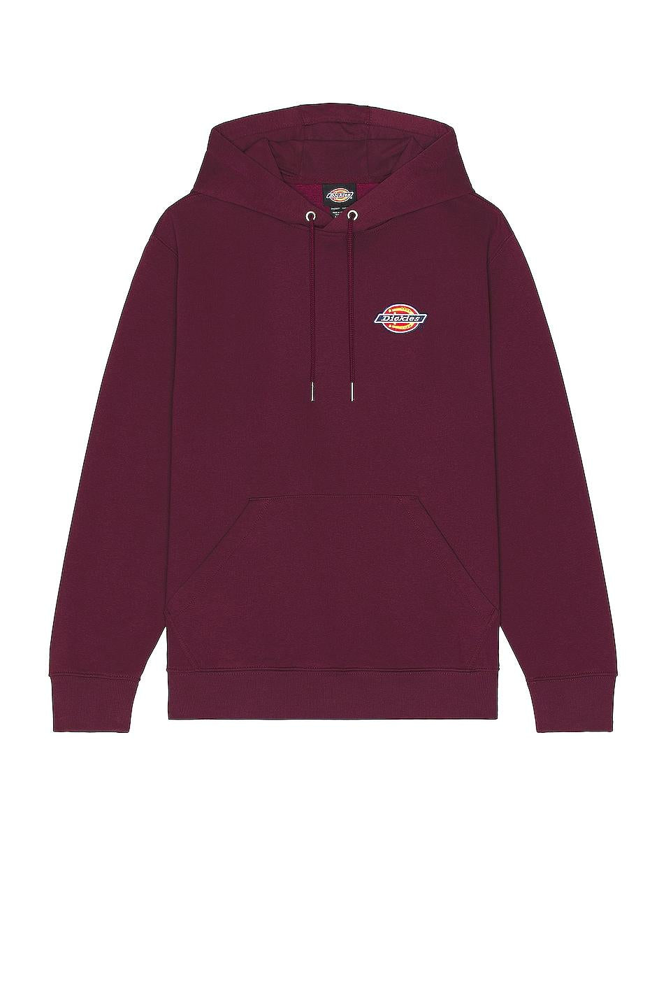 DICKIES FLEECE BRODÉ LOGO SUR LA POITRINE HOODIE RAISIN