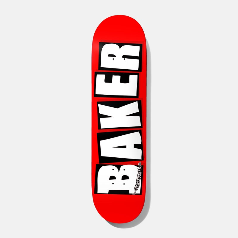 BAKER BRAND LOGO DECK BLANC OG FORME 8.125"