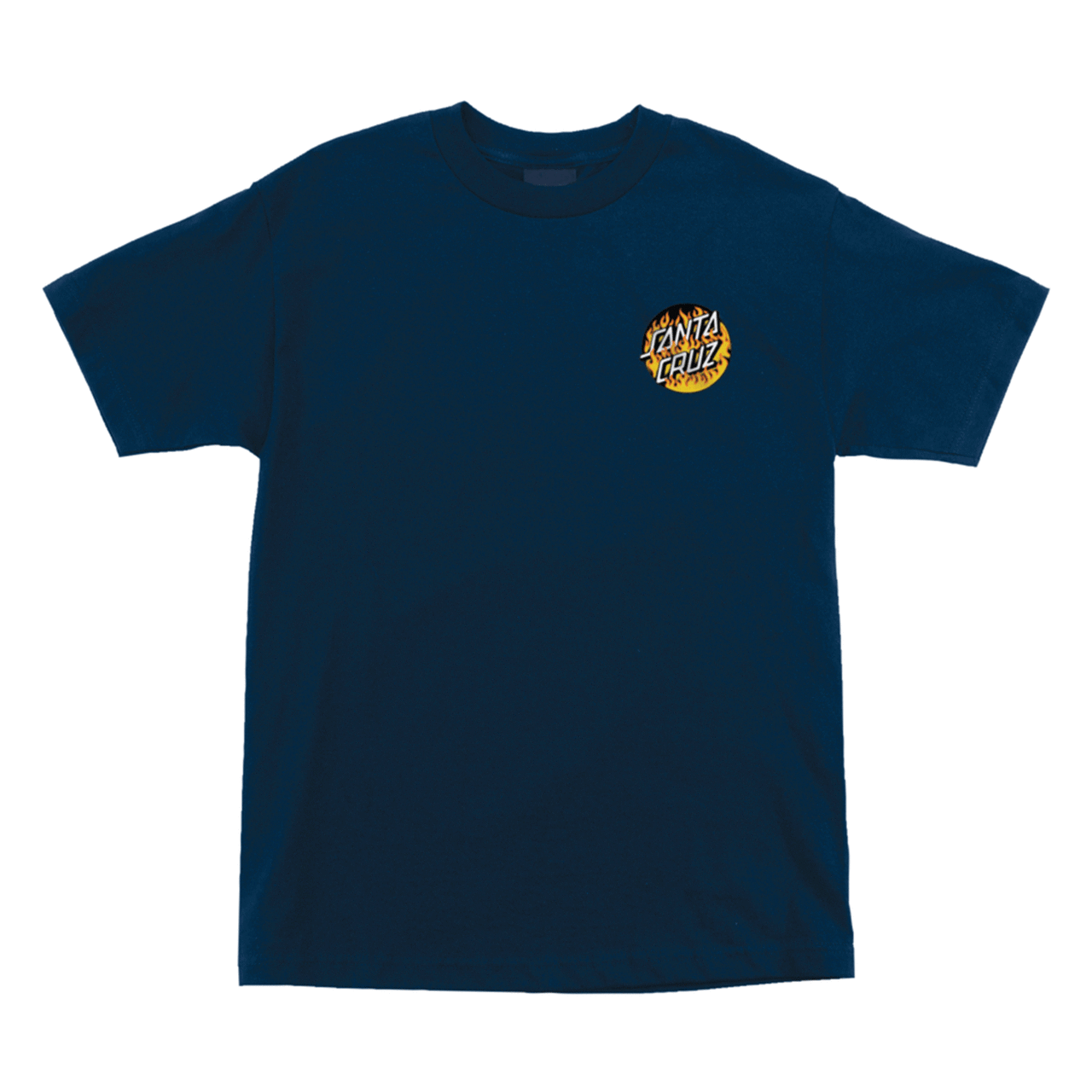 SANTA CRUZ BLAZE DOT TEE NAVY