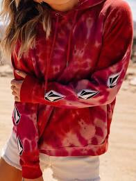 VOLCOM ICONIC STONE HOODIE AUBURN