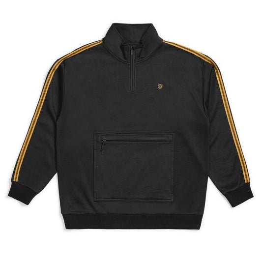 BRIXTON B SHIELD III 1/2 ZIP NOIR