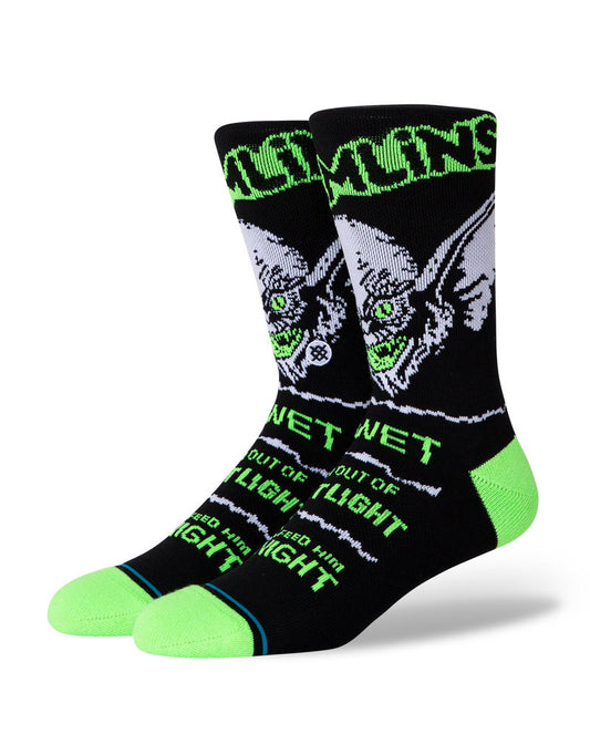 CHAUSSETTES STANCE NOIR CLAIR BRILLANT