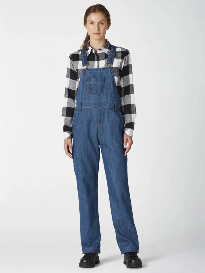 DICKIES WOMENS BIB OVERALL RELAXED FIT FB206MSB