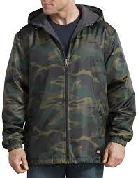 DICKIES HOODED JACKET CAMO