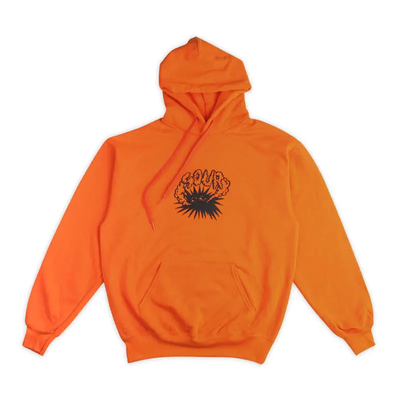 SOUR SOLUTION SMOKEY STROLL SWEAT À CAPUCHE ORANGE