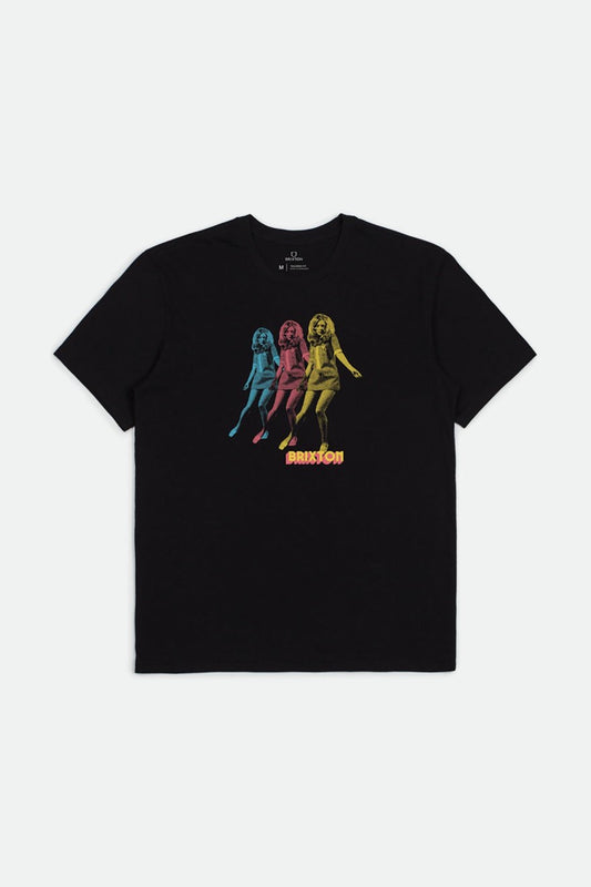 BRIXTON SEQUENCE SS TEE BLACK