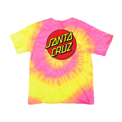 SANTA CRUZ CLASSIC DOT SS REGULAR FLOURESCENT YOUTH