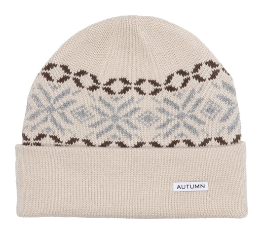 AUTUMN SELECT ROOTS BEANIE NATURAL