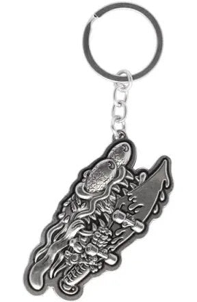 SANTA CRUZ SLASHER FLIP KEYCHAIN ANTIQUE NICKEL