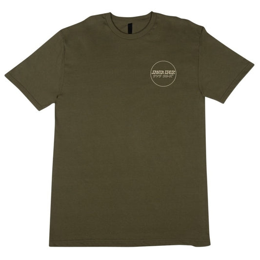 SANTA CRUZ FORGE HAND TEE MILITARY GREEN