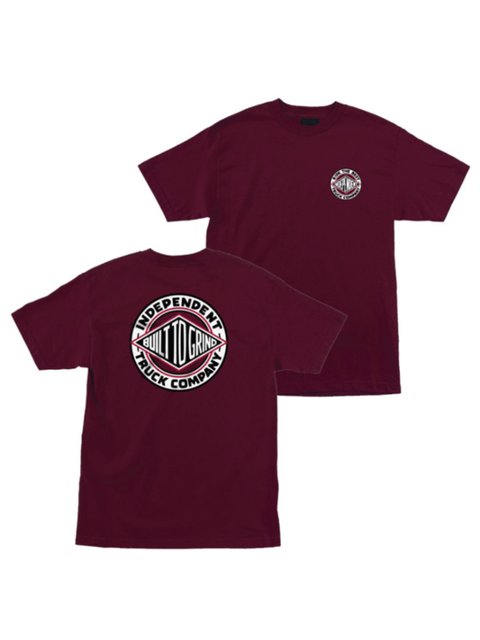 INDEPENDENT BTG SUMMIT TEE BURGUNDY