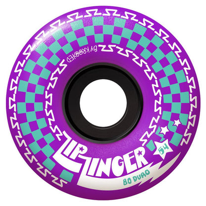 KROOKED ZIP ZINGER WHEELS 80 DUROMETER 54MM PURPLE