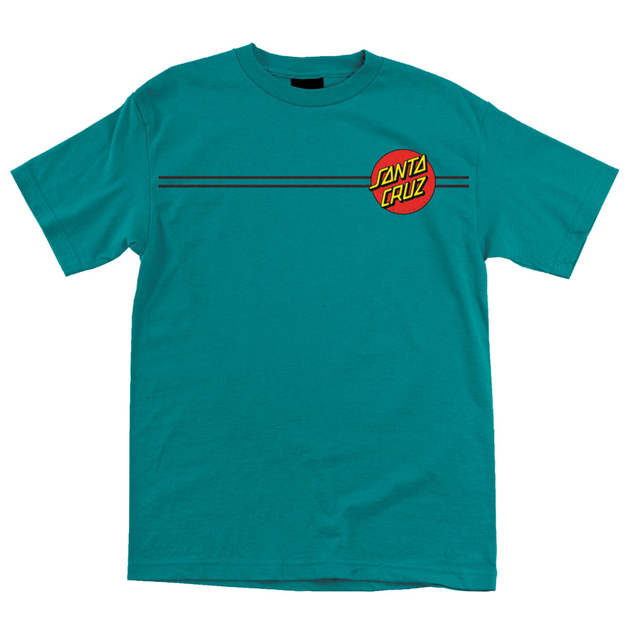 SANTA CRUZ CLASSIC DOT SHORT SLEEVE REGULAR T-SHIRT TEAL