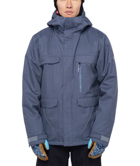 686 MENS INFINITY INSULATED JACKET ORION BLUE TEXTURED