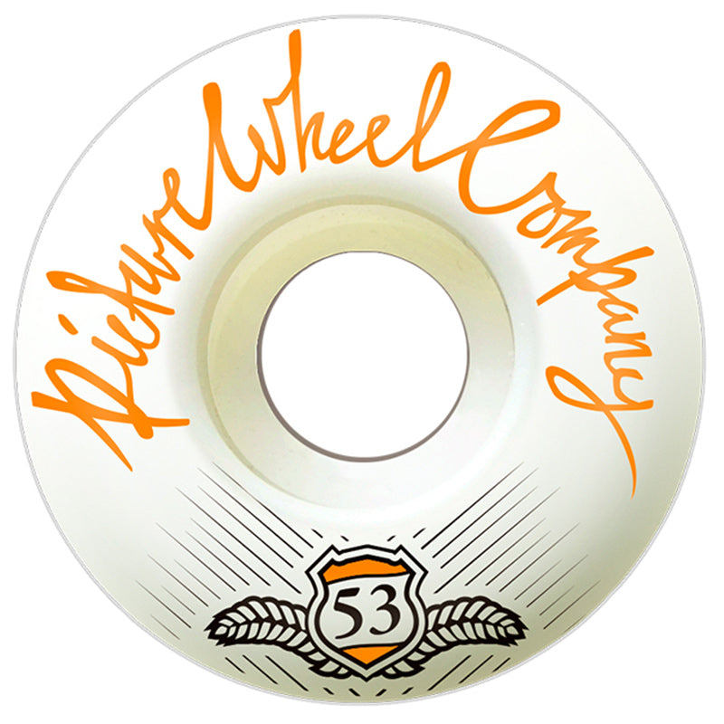 PICTURE WHEEL CO POP WHEELS ORANGE 53MM