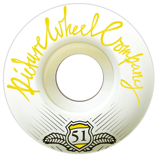 PICTURE WHEEL CO POP WHEELS 51MM YELLOW